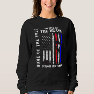Sweatshirt Soutenez nos troupes Jour commémoratif des anciens