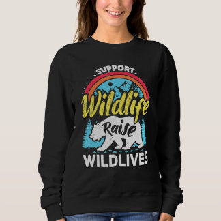 Sweatshirt Soutenir la faune élever les garçons enfants sauva