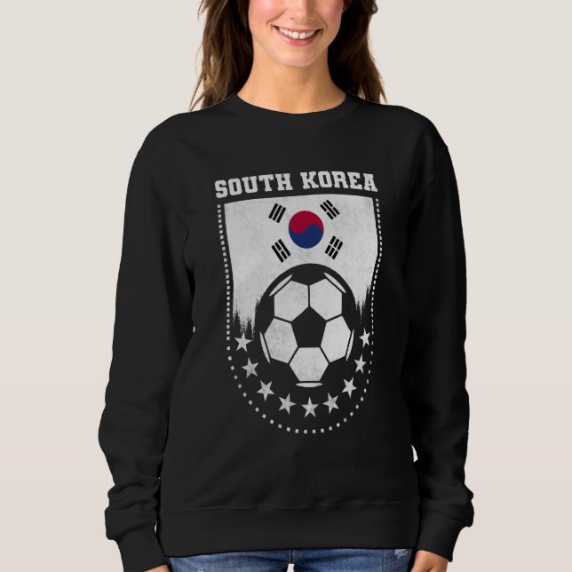 Sweatshirt South Korea Flag Soccer Fan (Devant)