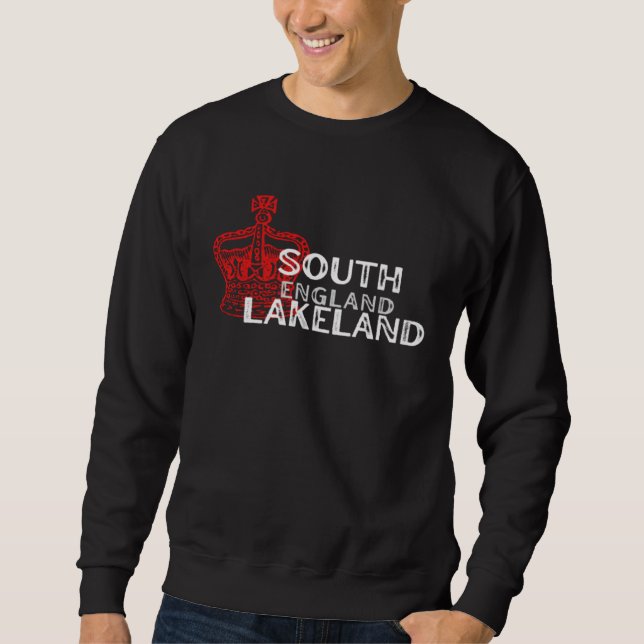 Sweatshirt SOUTH LAKELAND England Crown Badge (Devant)