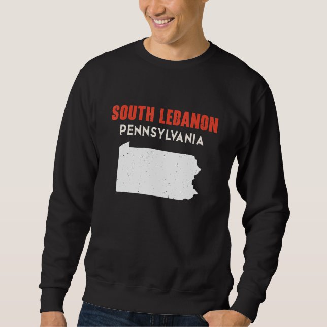 Sweatshirt South Lebanon Pennsylvania USA State America Trave (Devant)