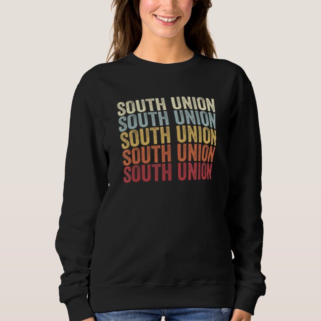 Sweatshirt South Union Pennsylvania South Union PA Retro Vint (Devant)