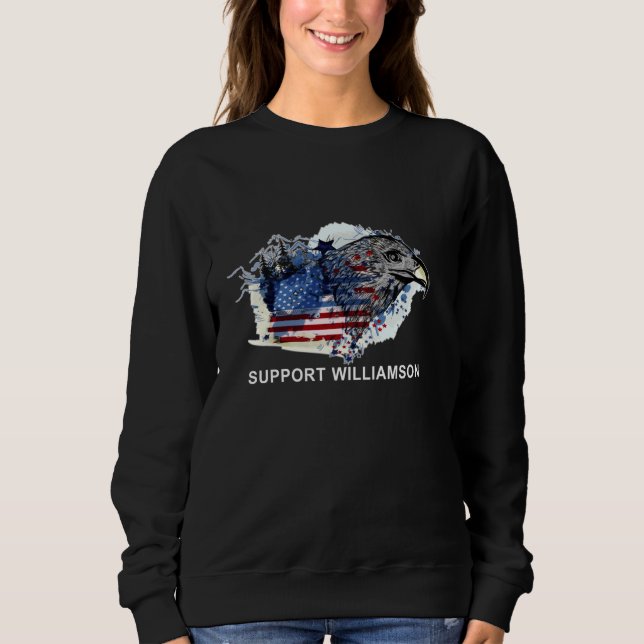 Sweatshirt Soutien aux élections de Williamson 2024 (Devant)