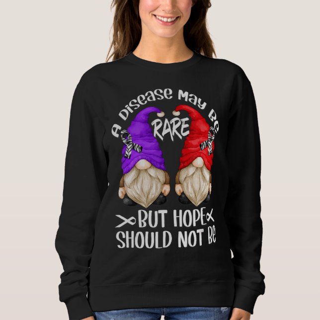 Sweatshirt Soutien Des Gnomes Pour Les Filles Sensibilisation (Devant)