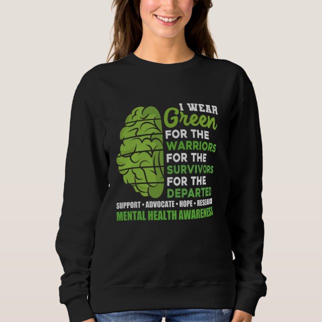 Sweatshirt Soutien motivationnel Santé mentale inspirante A (Devant)