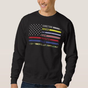 Sweatshirt Soutien patriotique Appréciation Drapeau Usa