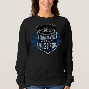 Sweatshirt Soutien Policiers Honorer les agents de la paix Us