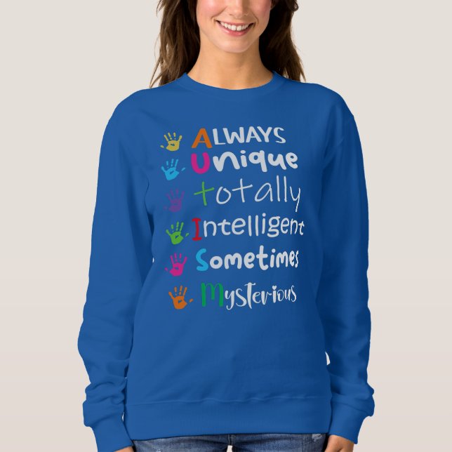 Sweatshirt Soutien sensibilisation sur l'autisme Autisme Enfa (Devant)