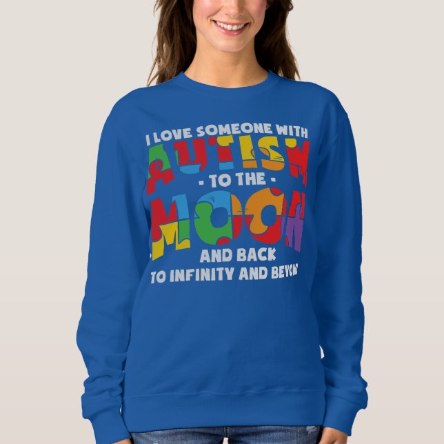 Sweatshirt Soutien sensibilisation sur l'autisme Autisme Enfa (Devant)