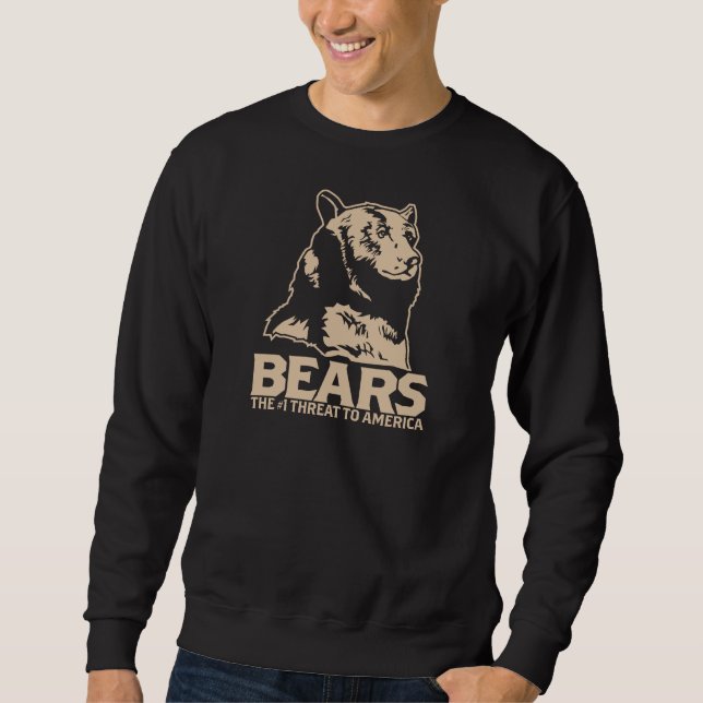 Sweatshirt soutient les machines athée de massacre (Devant)