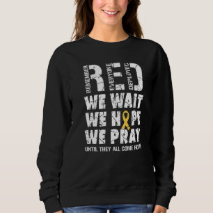 Sweatshirt Souvenez-vous de tout le monde déployé Red Friday 