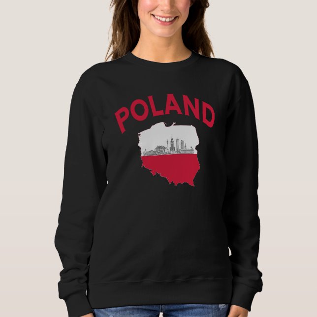 Sweatshirt souvenir de Pologne, (Devant)