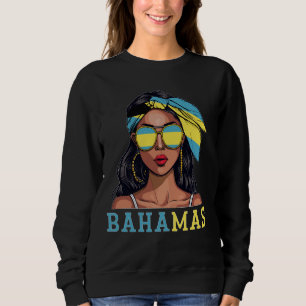 Sweatshirt Souvenirs bahamiens Produits Femme Drapeau Racines