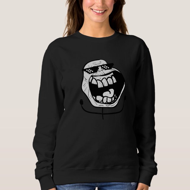 Sweatshirt Soyez Cool & Chill Out Profitez des facettes de mè (Devant)