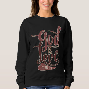 Sweatshirt Soyez Gentil Aimez Comme Jésus Religieux Dieu Chré