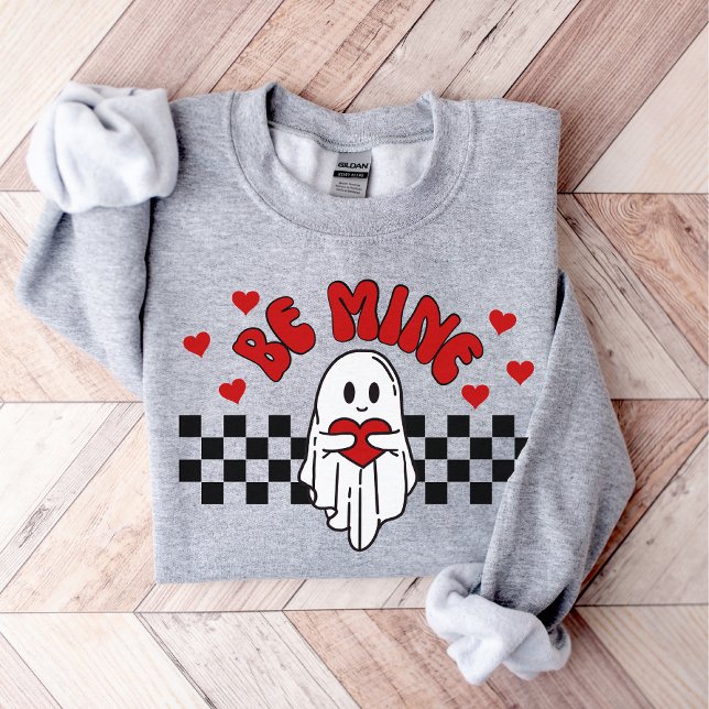 Sweatshirt Soyez ma chemise rétro valentine's day, boo valent (Créateur téléchargé)