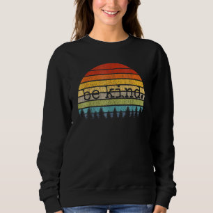 Sweatshirt Soyez Un Coucher De Soleil Vintage Rétro Offrant U
