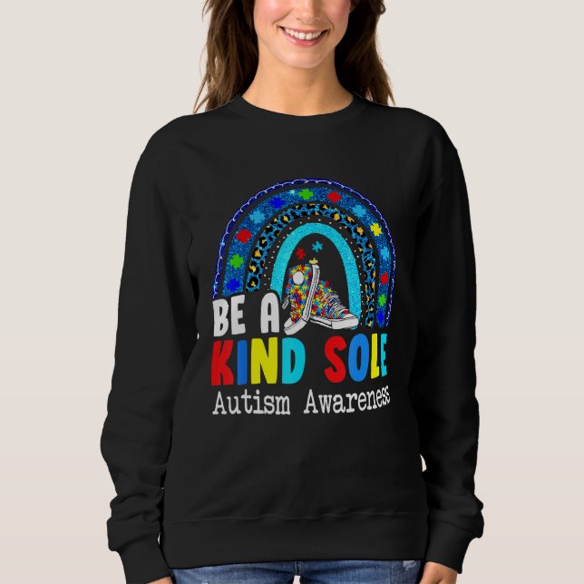 Sweatshirt Soyez Un Sind Sole Mignonne Sensibilisation sur l' (Devant)