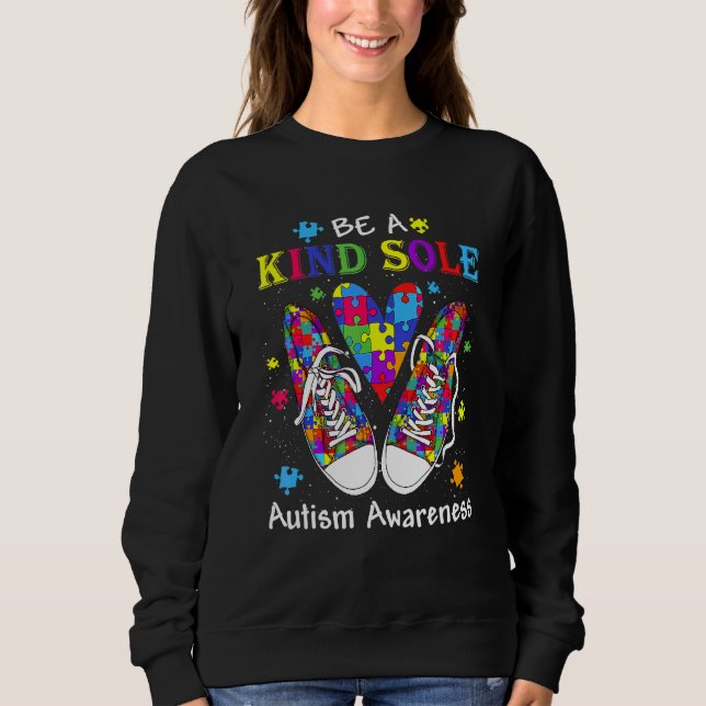 Sweatshirt Soyez Une Sensibilisation sur l'autisme Sole Sind  (Devant)