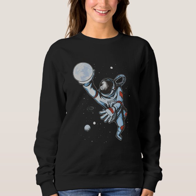 Sweatshirt Space Basketball Astronaut (Devant)