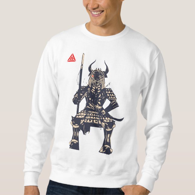 Sweatshirt Space Samurai Warrior (Devant)