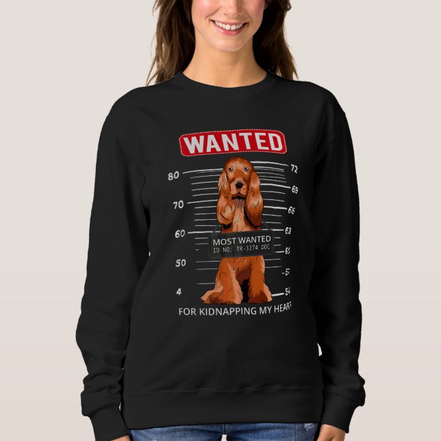 Sweatshirt Spaniel Cocker Anglais Race de Chien  10 (Devant)