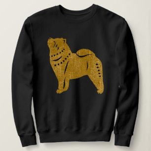Sweatshirt SPARKLY THANG SMOOTH Chow faux chemises métallique