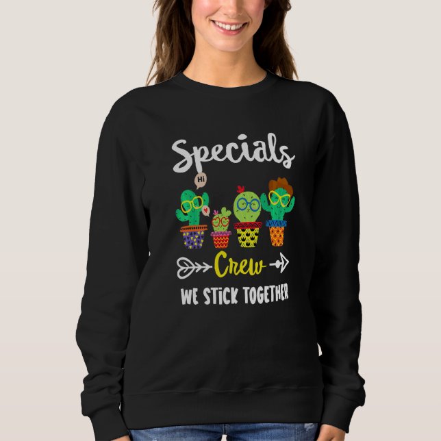 Sweatshirt Spécial École d'équipage Cactus Équipe Spécial Ens (Devant)