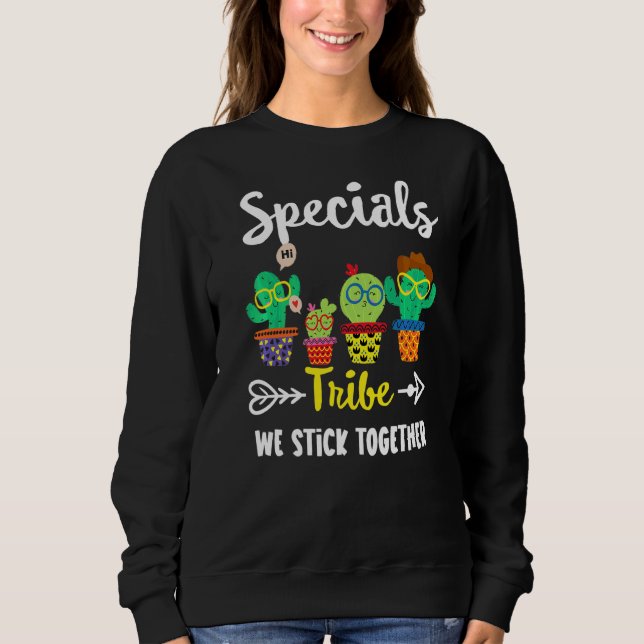Sweatshirt Spécial Tribe École Cactus Équipe Spécial Enseigna (Devant)