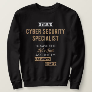 Sweatshirt Spécialiste de la cybersécurité