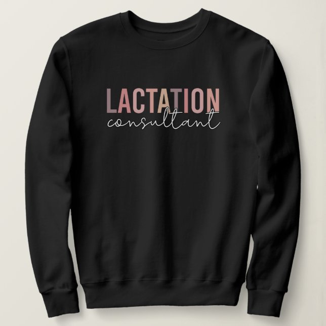 Sweatshirt Spécialiste en lactation IBCLC (Design devant)