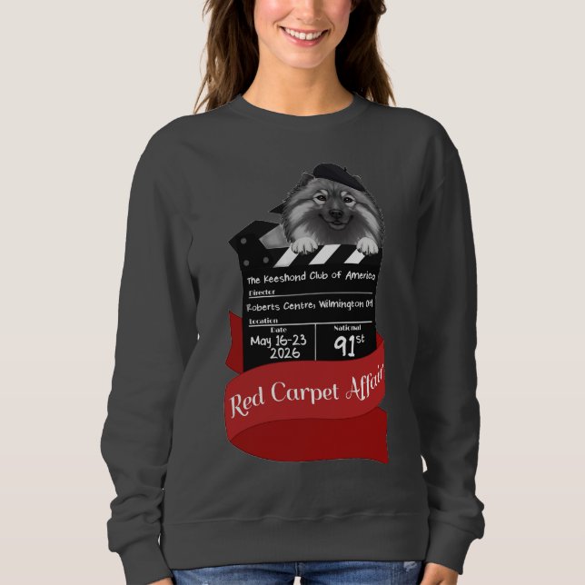 Sweatshirt Spécialité nationale Keeshond féminine 2026 (Devant)