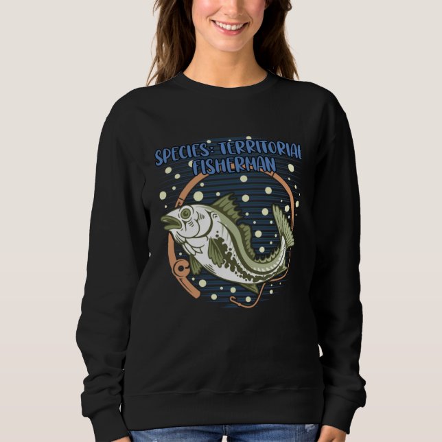 Sweatshirt Species Territorial Fisherman Introvert Fishing An (Devant)