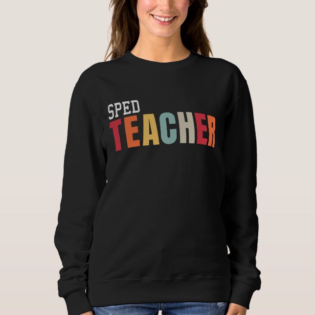 Sweatshirt SPEED Vie De L'Enseignant Retour À L'École Premier (Devant)