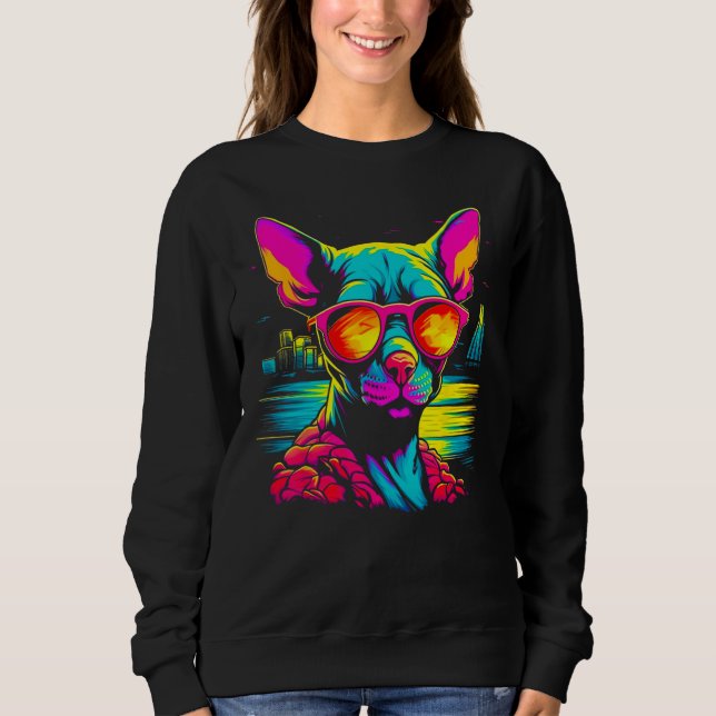 Sweatshirt Sphynx Hairless Cat Summer (Devant)