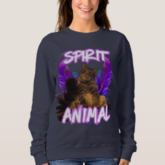 Sweatshirt Spirit Animal, personnalisable