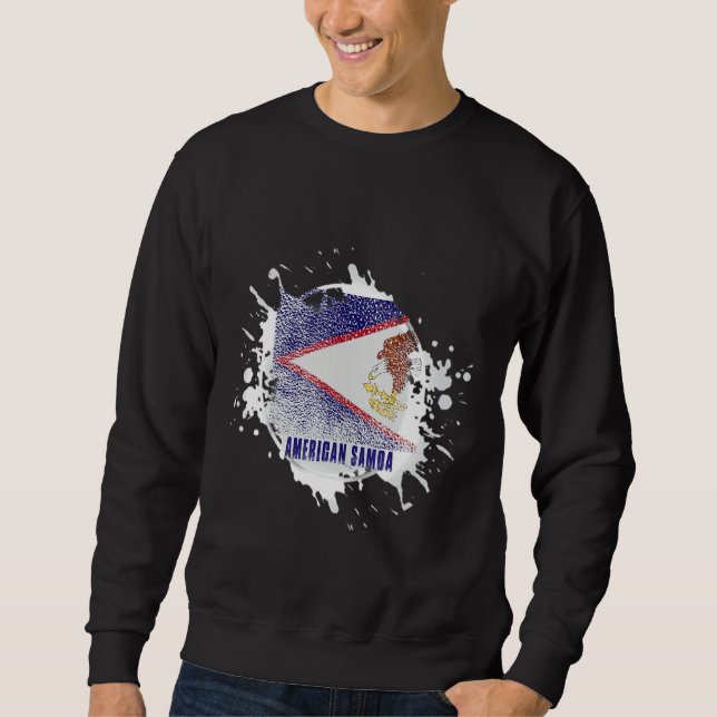 Sweatshirt Splash des Samoa américaines (Devant)