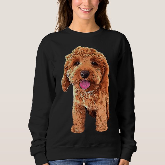 Sweatshirt Spoodle Cockapoo Cavapoo Golden Doodle Beauté (Devant)