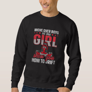Sweatshirt Sport automobile féminin Karting pour un pilote de