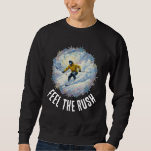 Sweatshirt Sport de ski hivernal - ressentez l'adrénaline