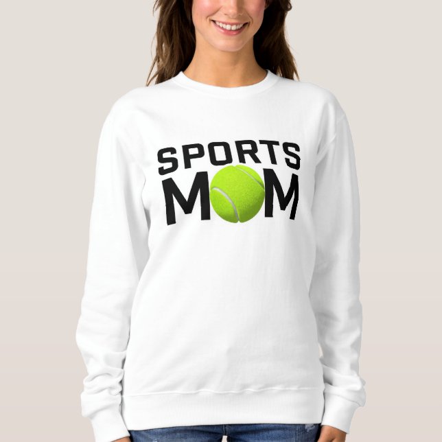 Sweatshirt Sport Maman Tennis Design (Devant)