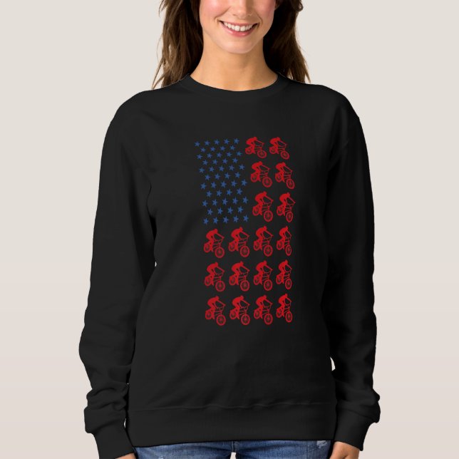 Sweatshirt Sport Us Flag BMX Premium_2 (Devant)