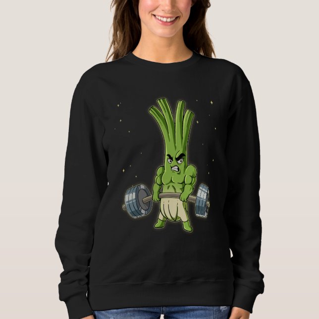 Sweatshirt Spring Onion Gym Weight Training Deadlift  2 (Devant)
