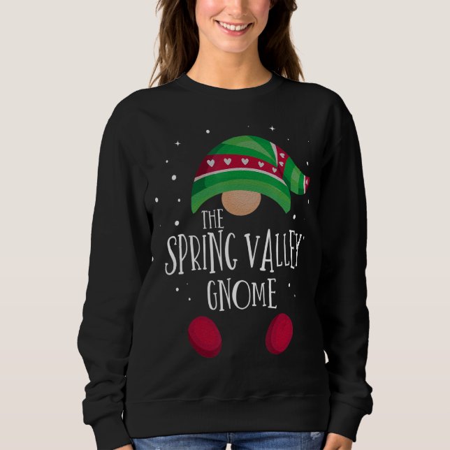 Sweatshirt Spring Valley Gnome Family Matching Christmas Paja (Devant)