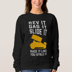 Sweatshirt Sprint Car Racing Gag