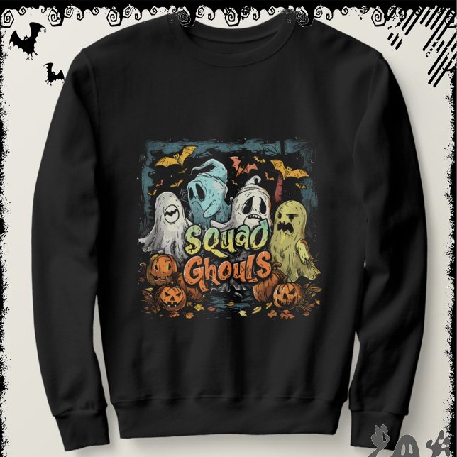 Sweatshirt Squad Ghouls | ExDesigner | Halloween (Créateur téléchargé)