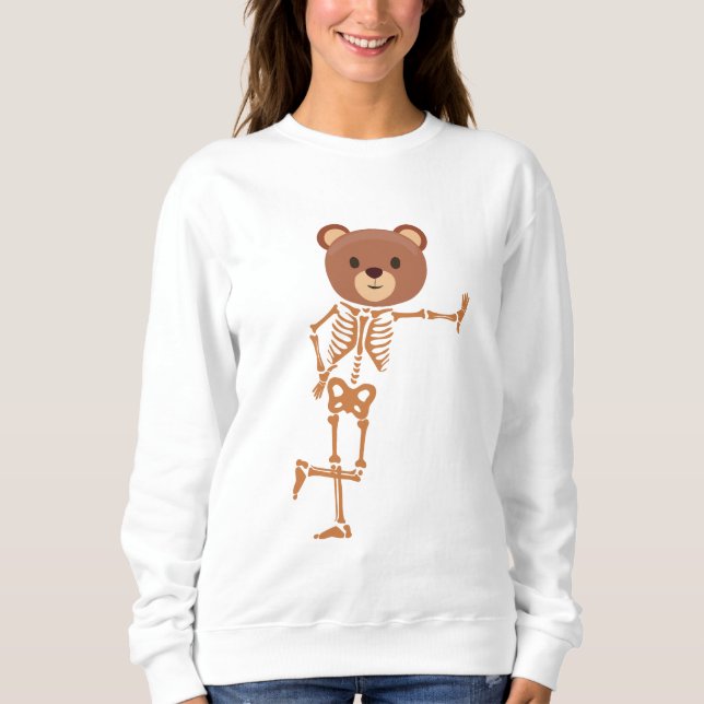 Sweatshirt squelette (Devant)