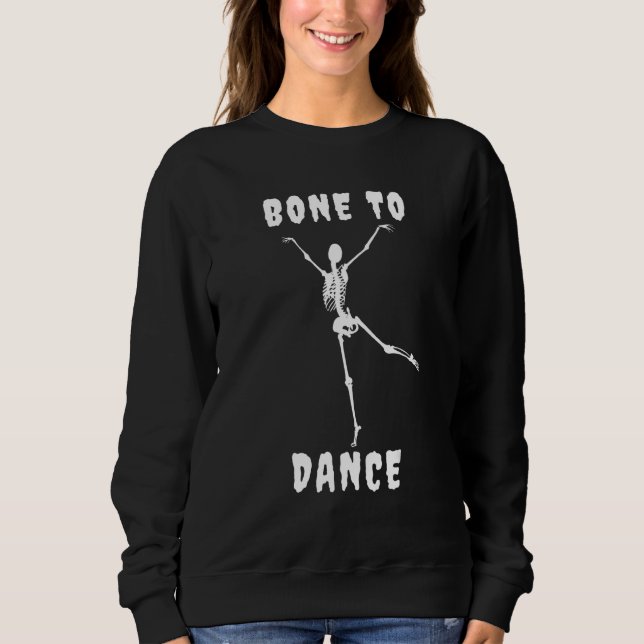 Sweatshirt Squelette dansant Halloween (Devant)