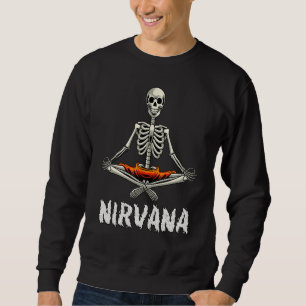 Sweatshirt squelette de nirvana yoga