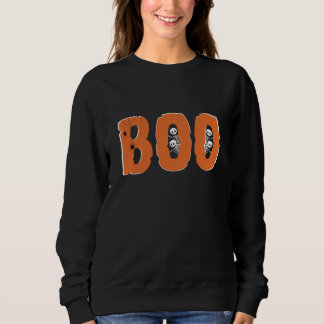 Sweatshirt Squelette Peek BOO Araignées Halloween